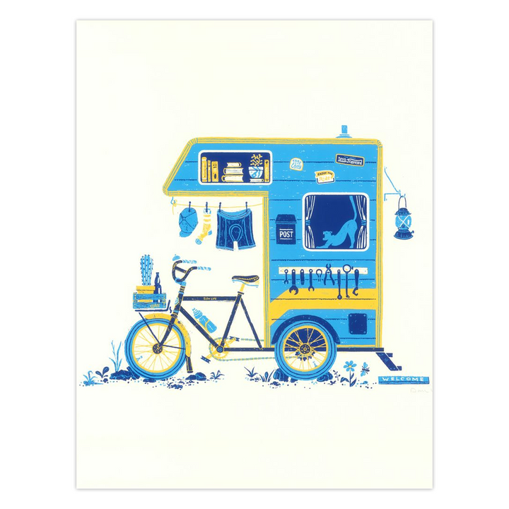 Home is Where Your Bike Is Greeting Cards