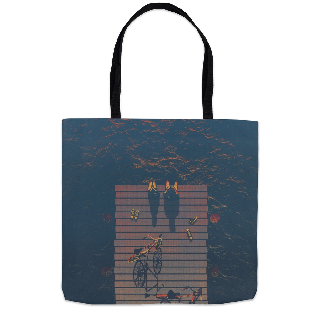 Shorter Days, Long Shadows Tote Bag
