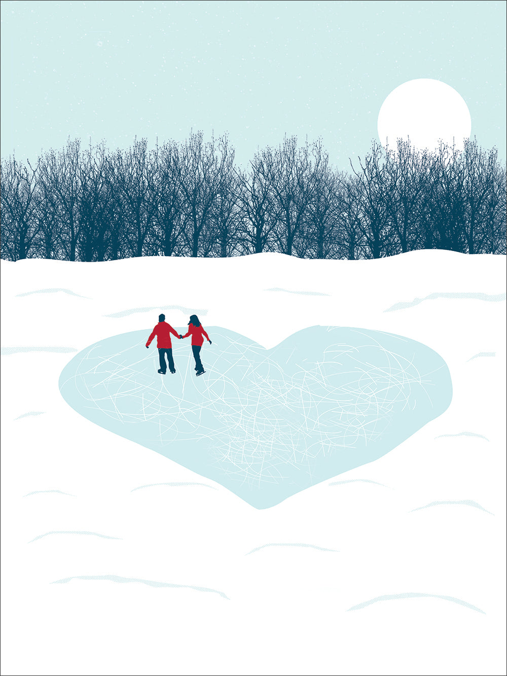 Ice Skaters in Love