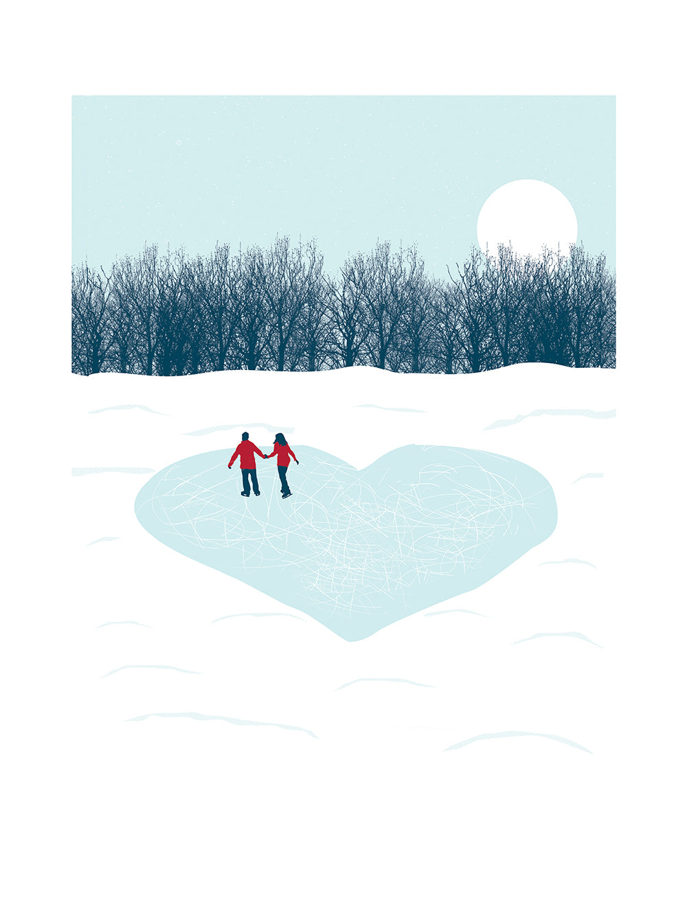 Ice Skaters in Love