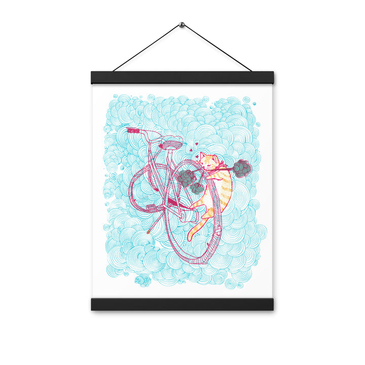 Bebe the Saboteur Print with Hanger