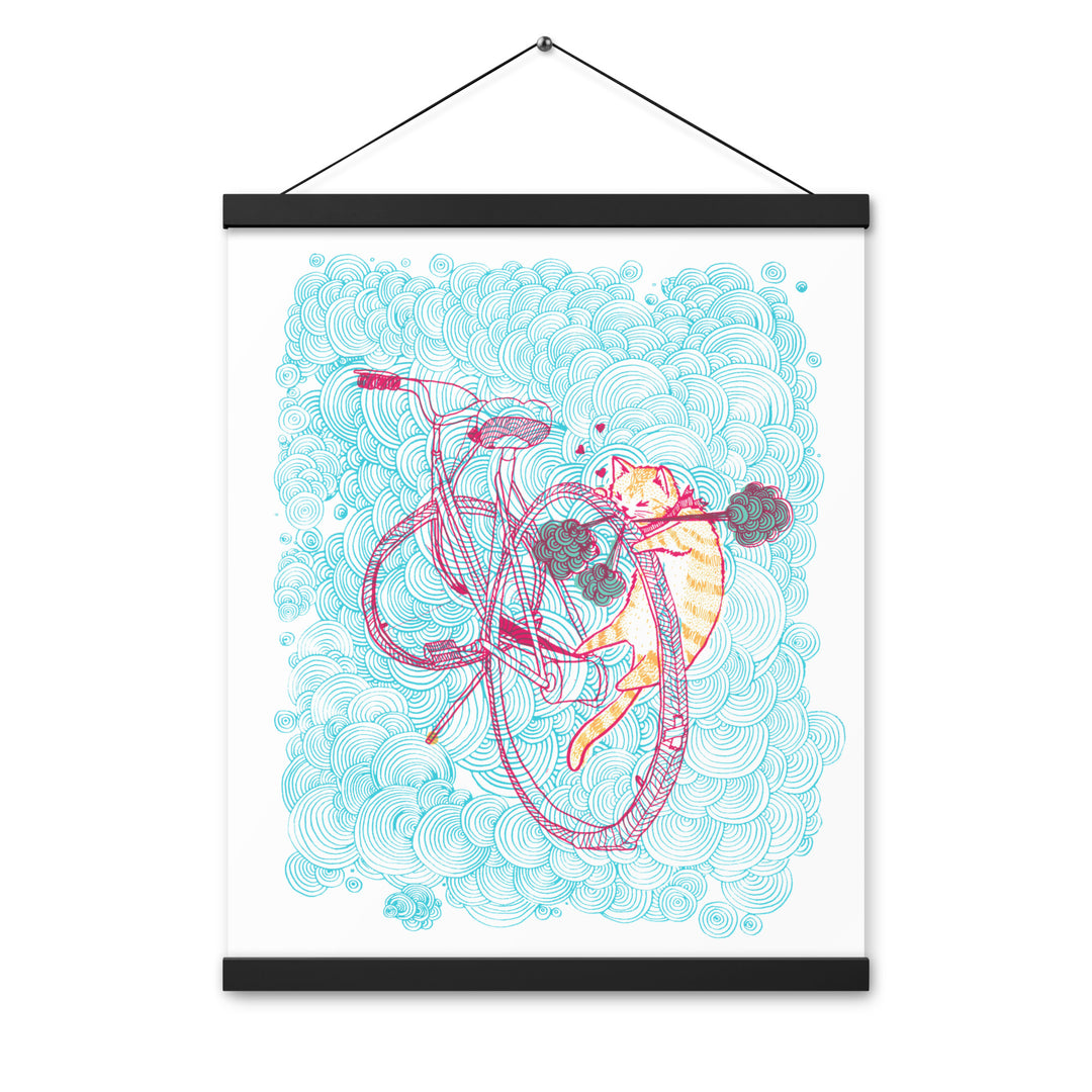 Bebe the Saboteur Print with Hanger