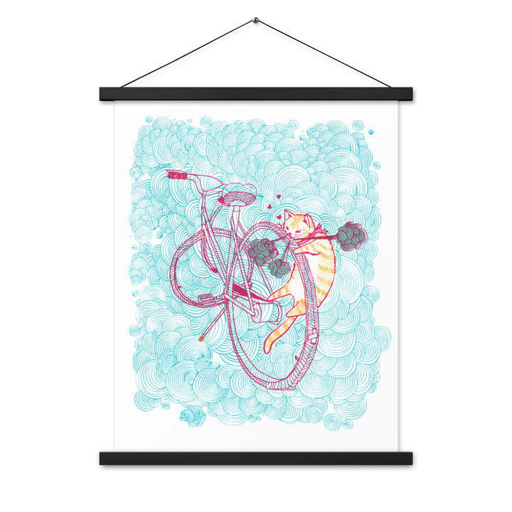 Bebe the Saboteur Print with Hanger