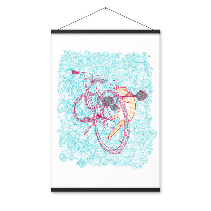 Bebe the Saboteur Print with Hanger