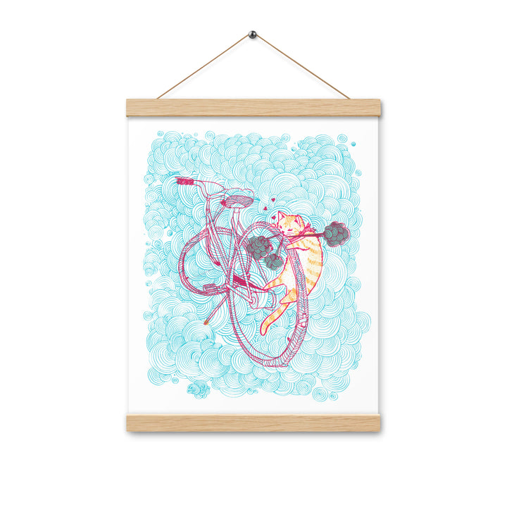 Bebe the Saboteur Print with Hanger