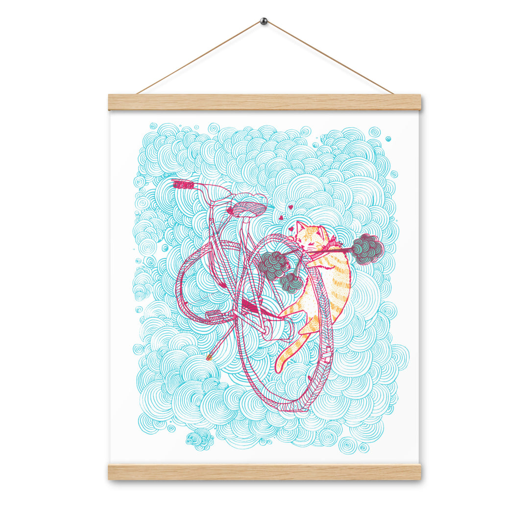 Bebe the Saboteur Print with Hanger