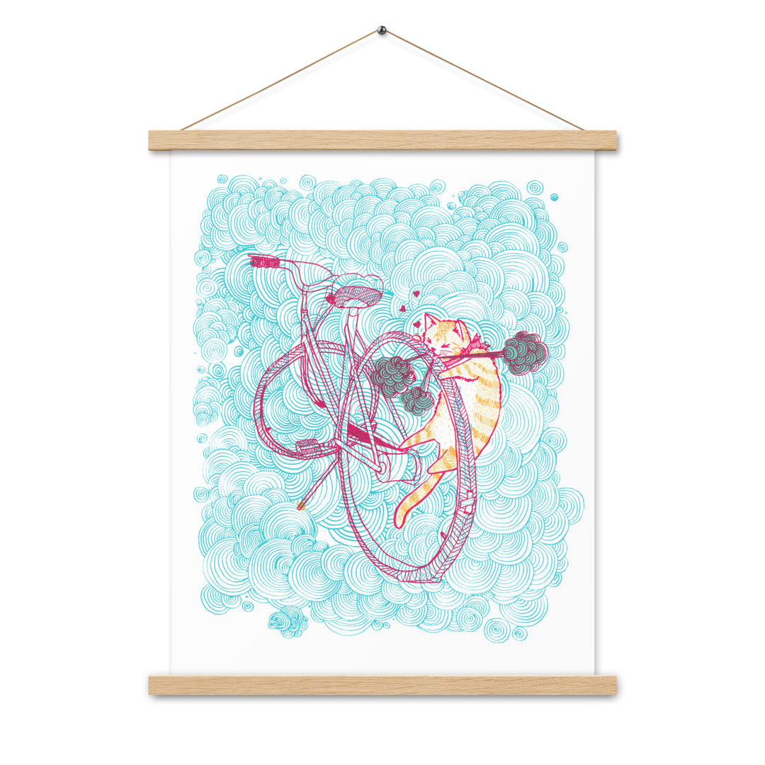 Bebe the Saboteur Print with Hanger