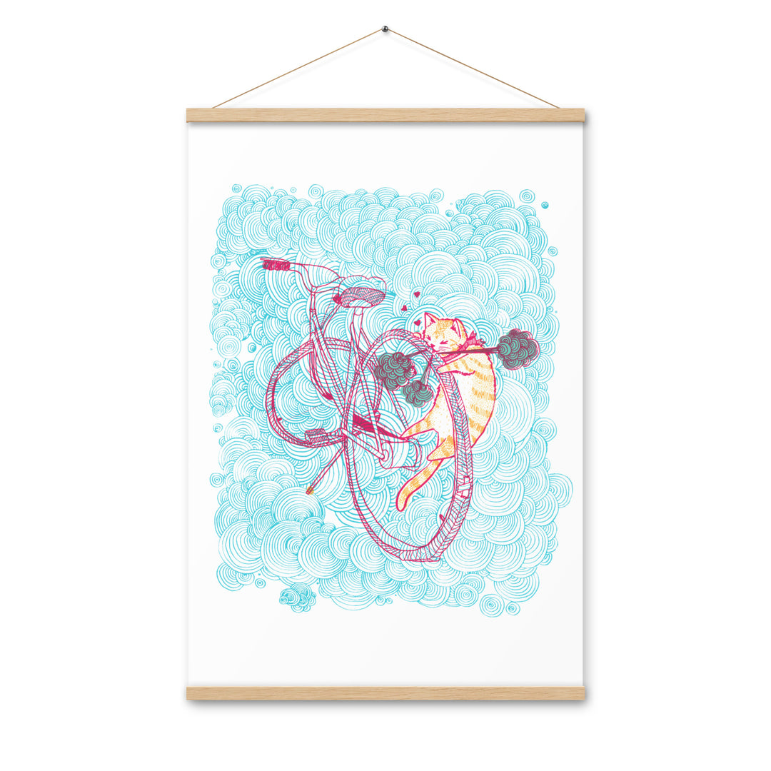 Bebe the Saboteur Print with Hanger