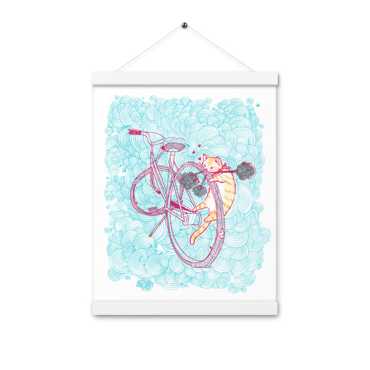 Bebe the Saboteur Print with Hanger