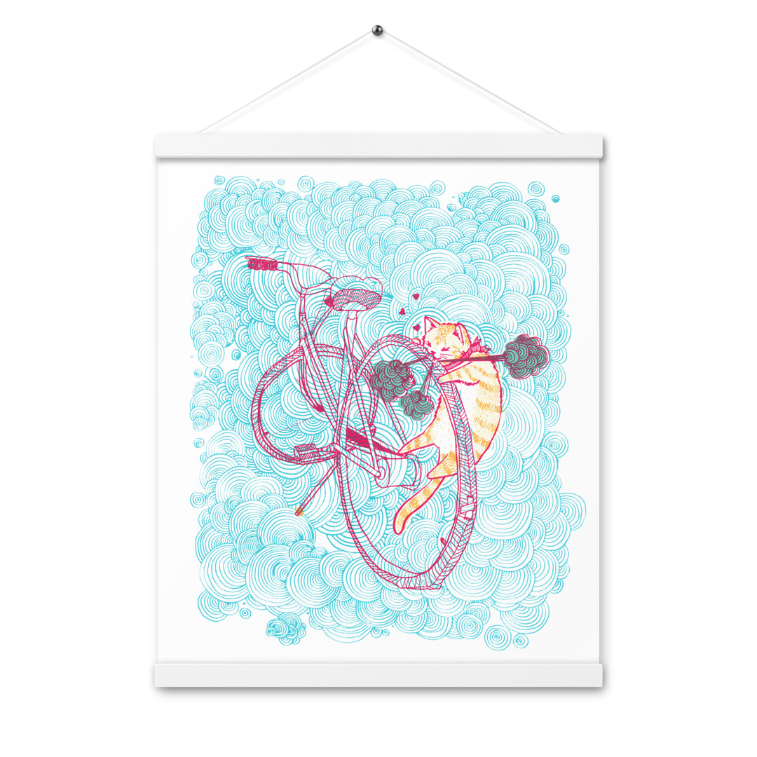 Bebe the Saboteur Print with Hanger