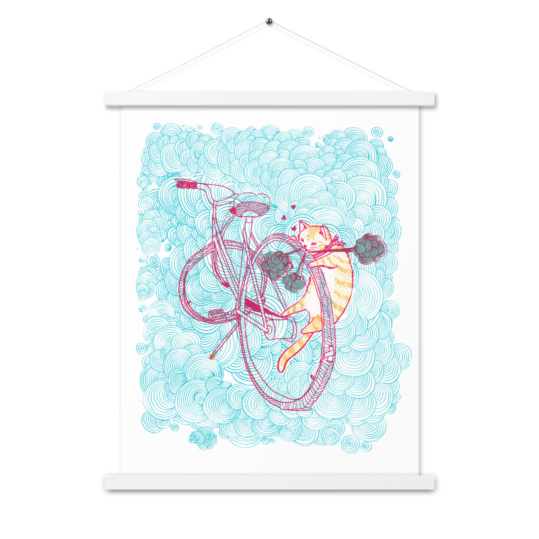 Bebe the Saboteur Print with Hanger