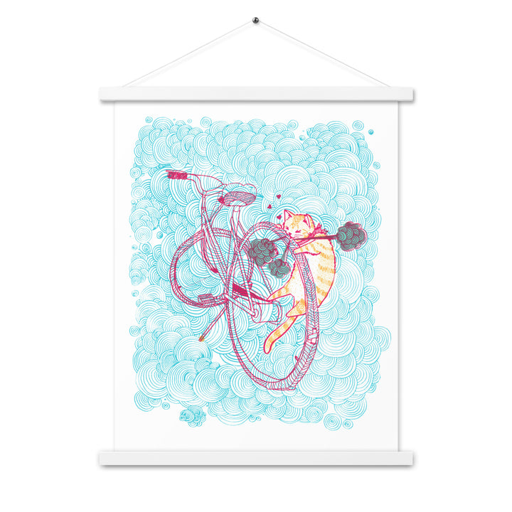 Bebe the Saboteur Print with Hanger