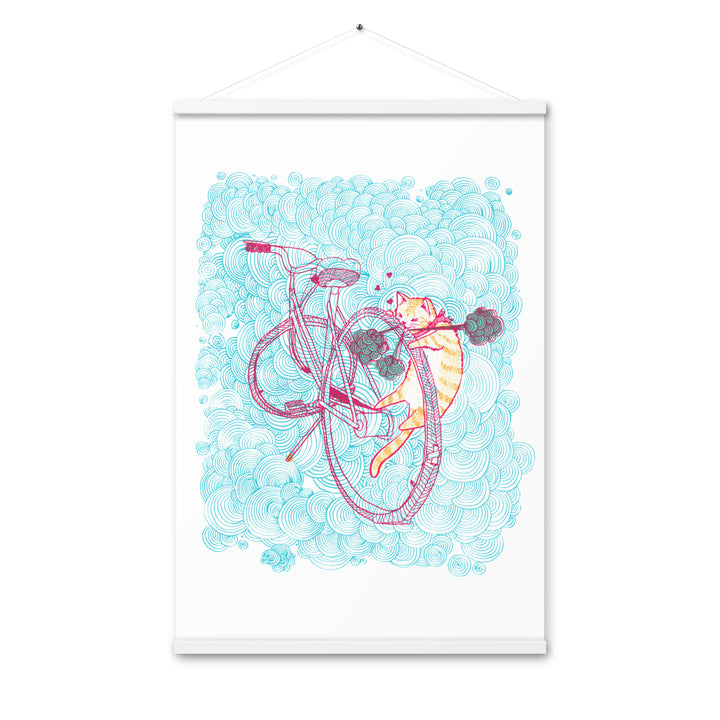 Bebe the Saboteur Print with Hanger