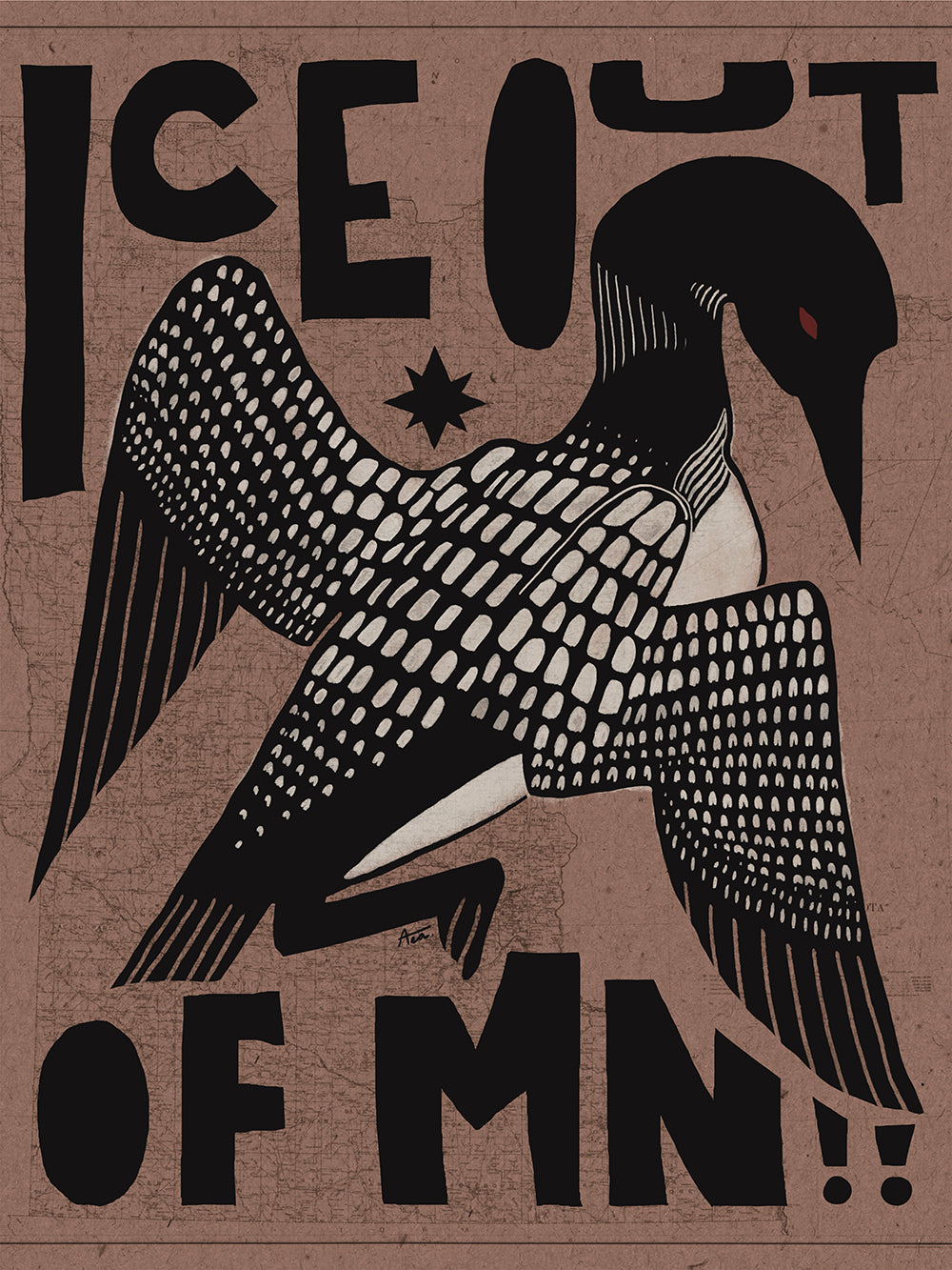 ICE Out of MN Loon