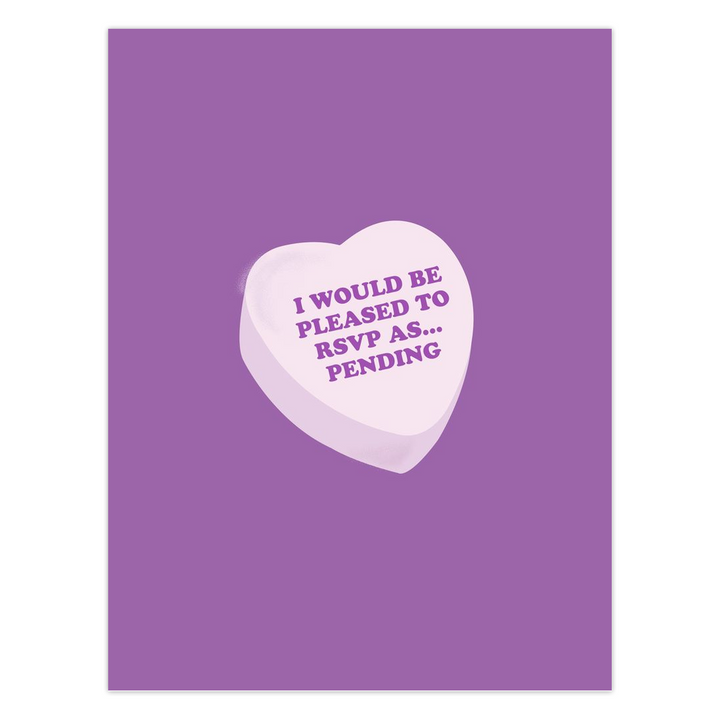 I Would Be Pleased to RSVP As... Pending Greeting Cards